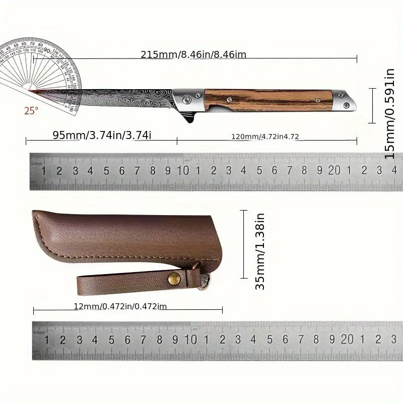 ForgeLite EDC – Damascus Steel